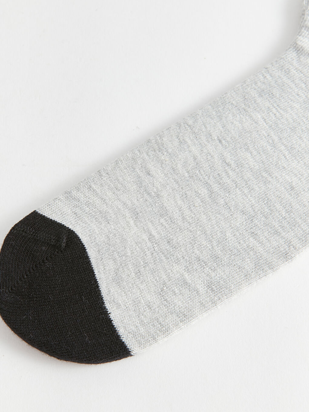 Gri Desenli Erkek Patik Çorap 3'lü-1