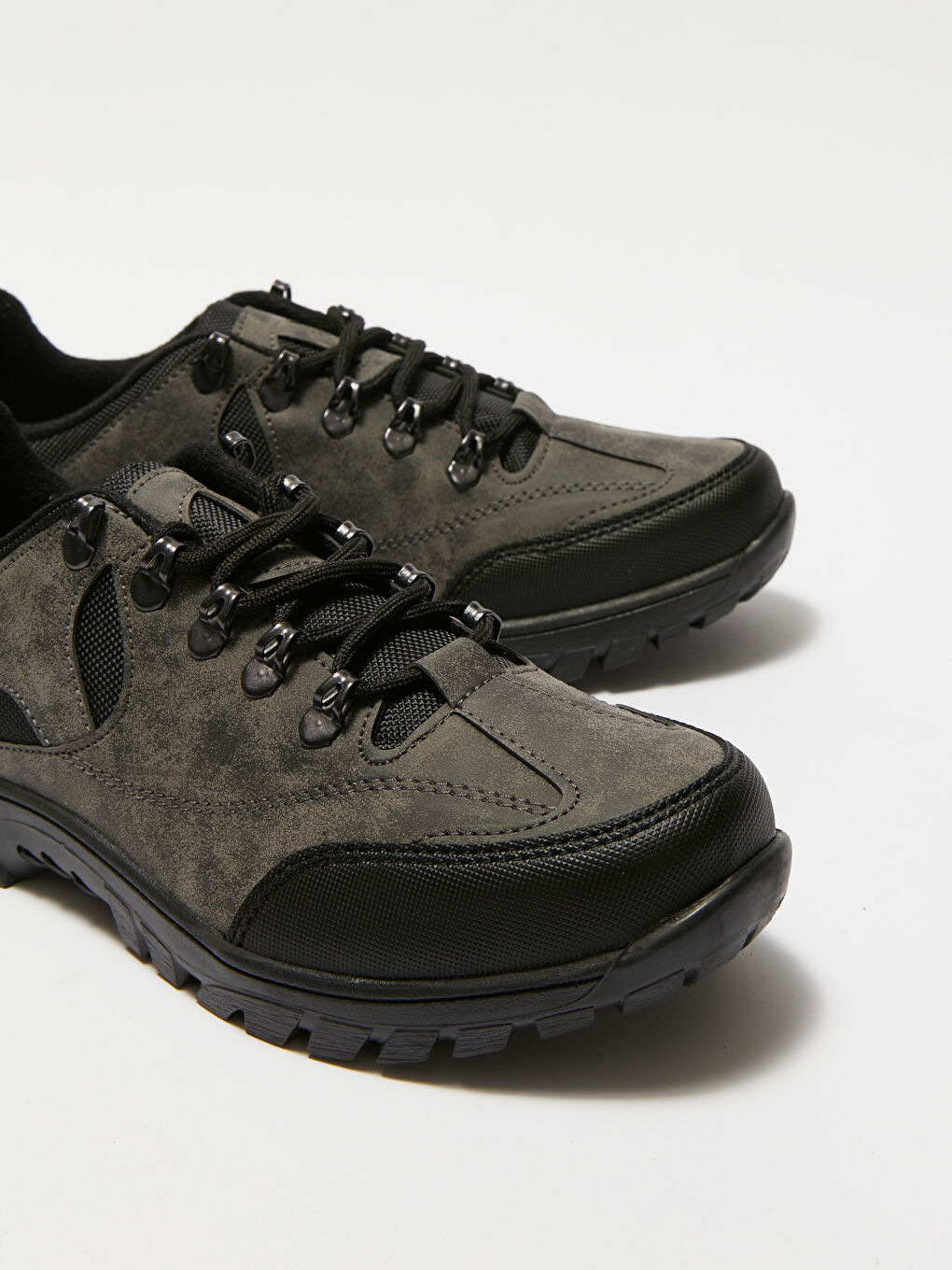 Antrasit Bağcıklı Erkek Trekking Ayakkabı-1