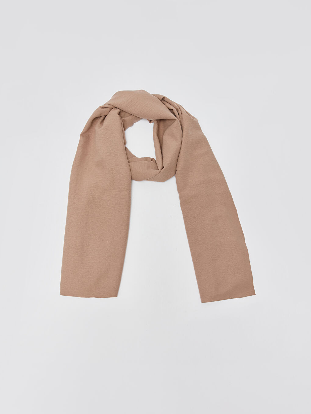 Kahverengi Kadın Düz Şal