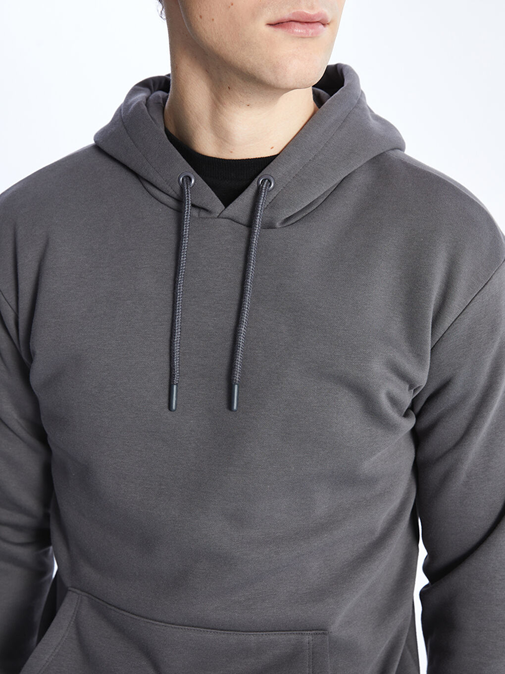 LCW Casual Antrasit Uzun Kollu Erkek Hoodie - 3