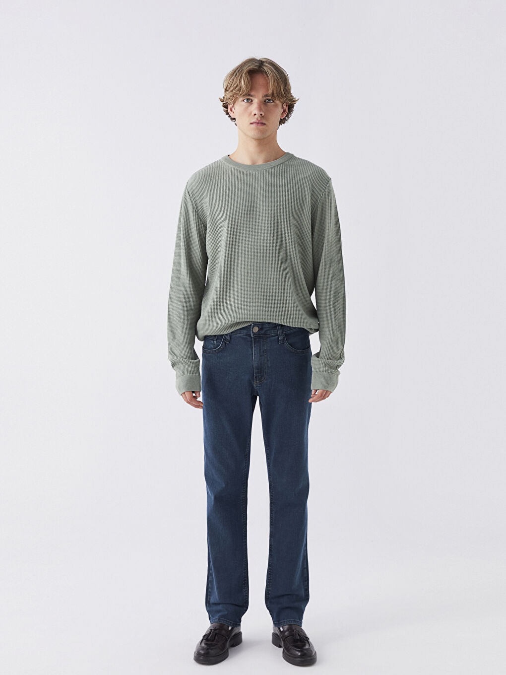 Yeşil 779 Regular Fit Erkek Jean Pantolon