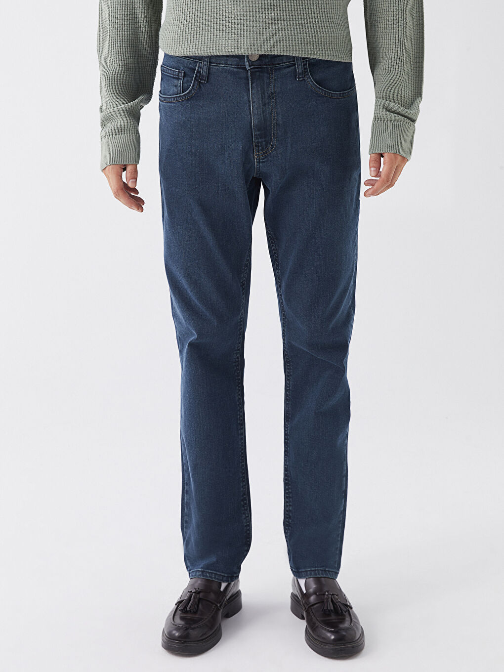 Yeşil 779 Regular Fit Erkek Jean Pantolon-2