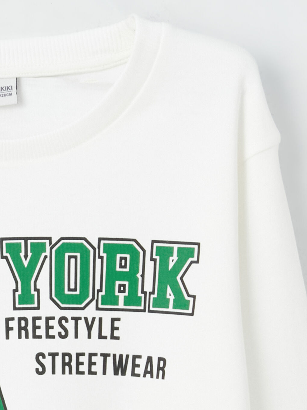 Crew Neck Printed Long Sleeve Boys' T-Shirt-1
