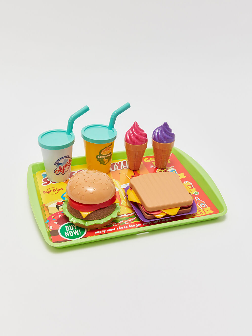 Hamburger Restaurant Oyuncak Seti