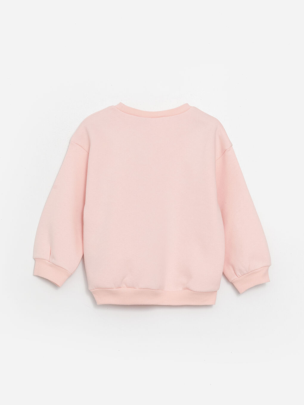 LCW baby Pembe Bisiklet Yaka Uzun Kollu Disney Baskılı Kız Bebek Sweatshirt - 4