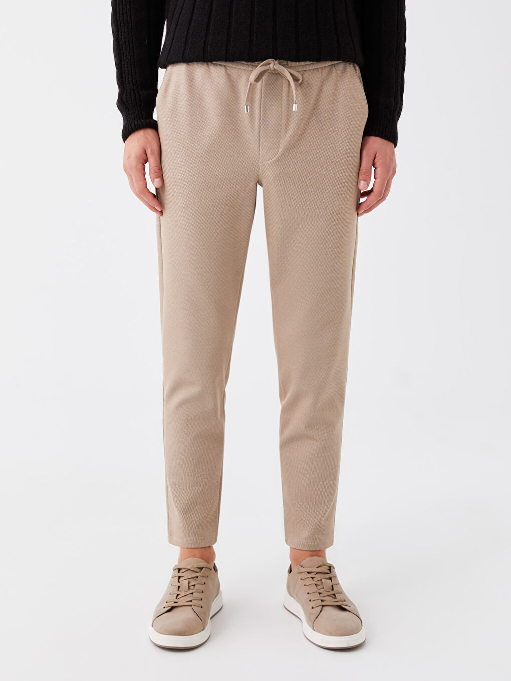 Bej Slim Fit Erkek Pantolon-2