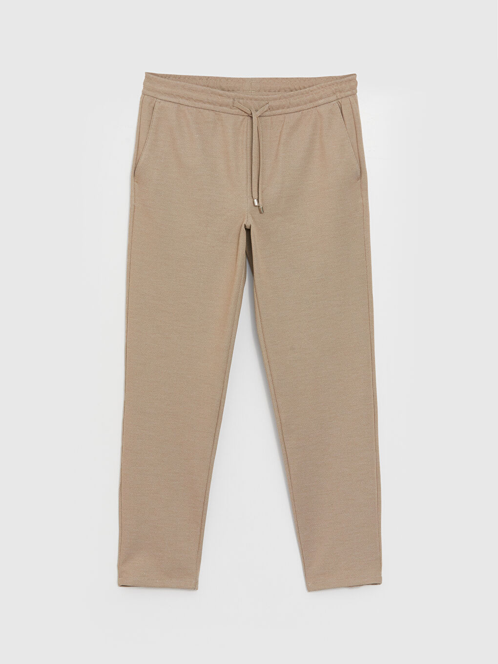 Bej Slim Fit Erkek Pantolon-4