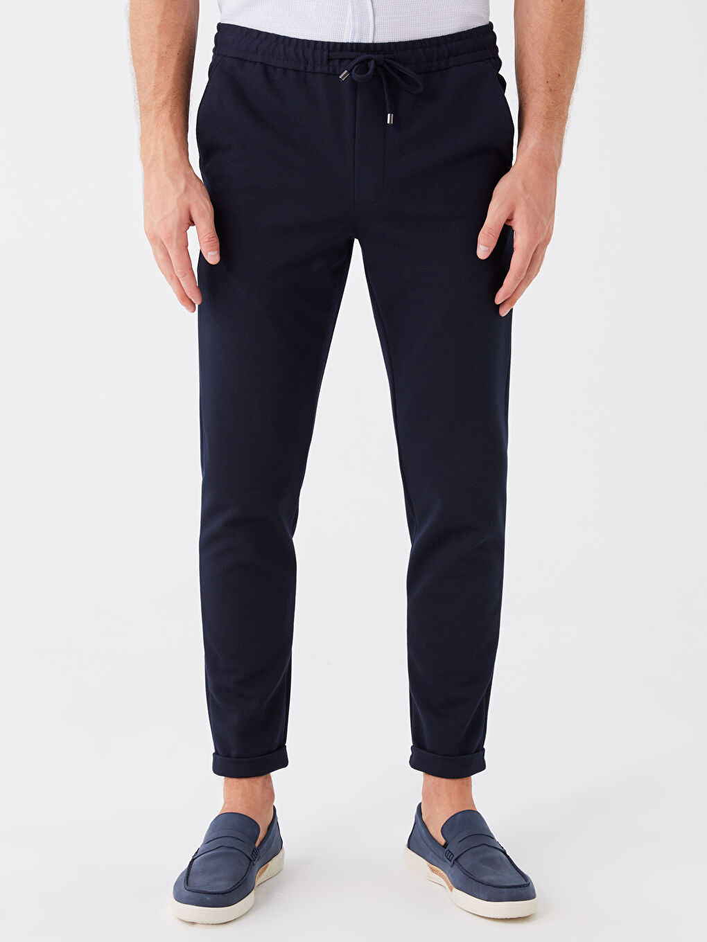 Lacivert Slim Fit Erkek Pantolon-2