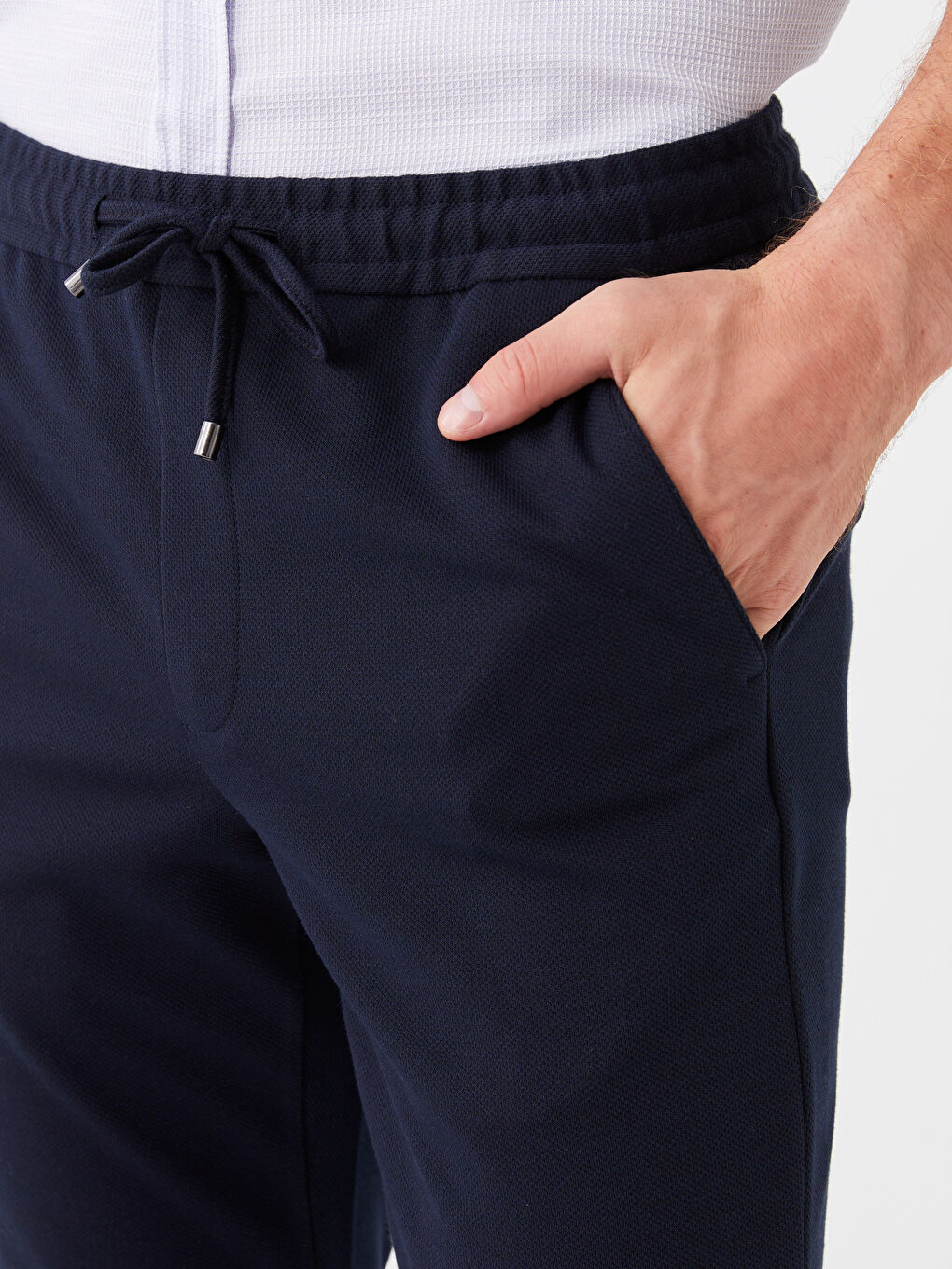 Lacivert Slim Fit Erkek Pantolon-3