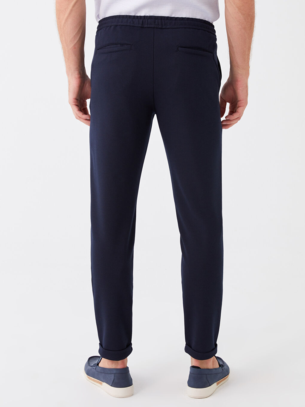 Lacivert Slim Fit Erkek Pantolon-4