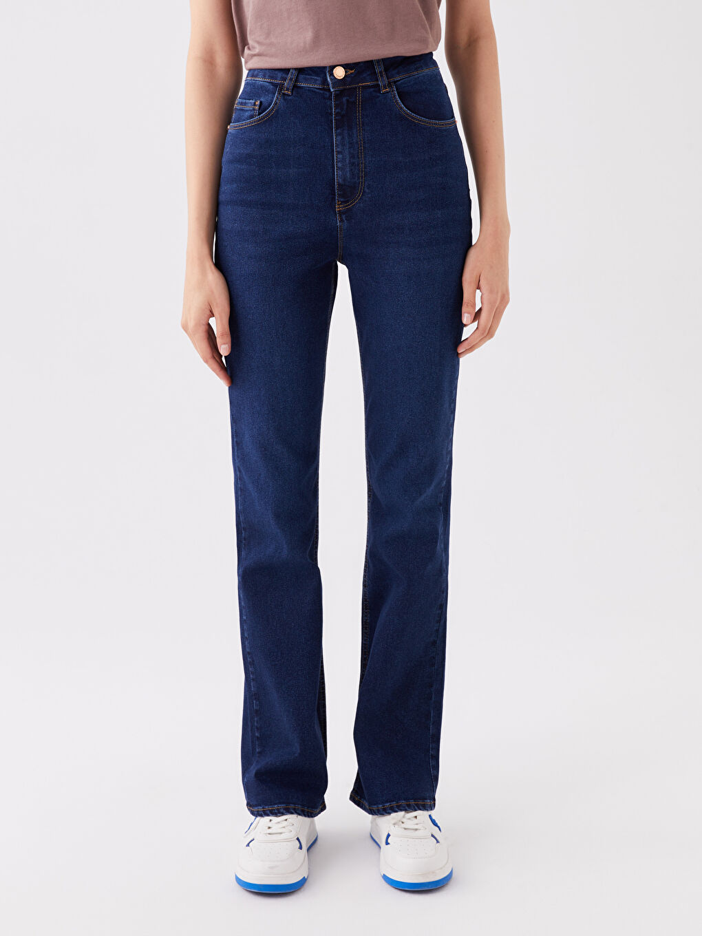 İndigo Mars Flare Kadın Jean Pantolon-2