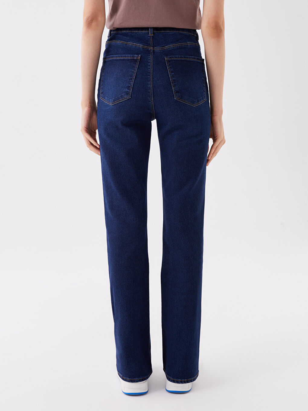 İndigo Mars Flare Kadın Jean Pantolon-3