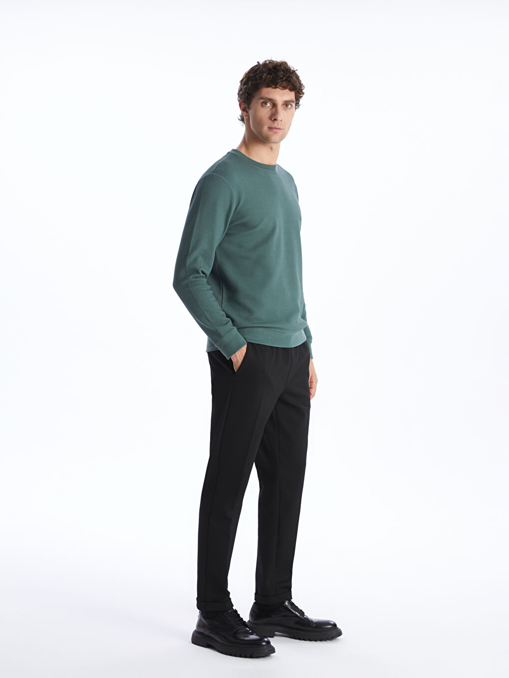 Siyah Slim Fit Erkek Jogger Pantolon