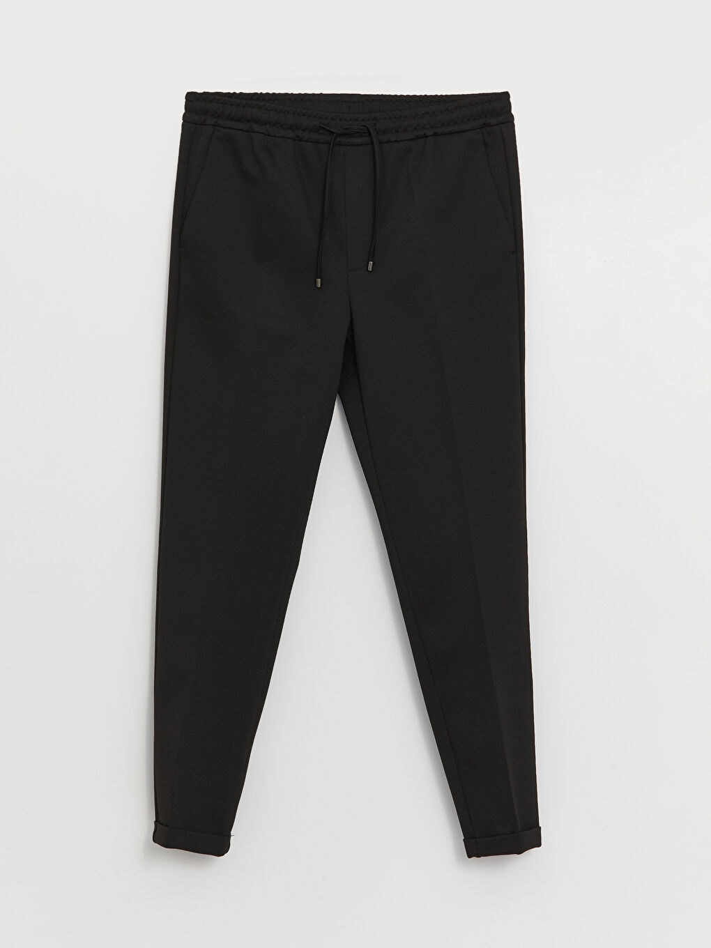 Siyah Slim Fit Erkek Jogger Pantolon-9