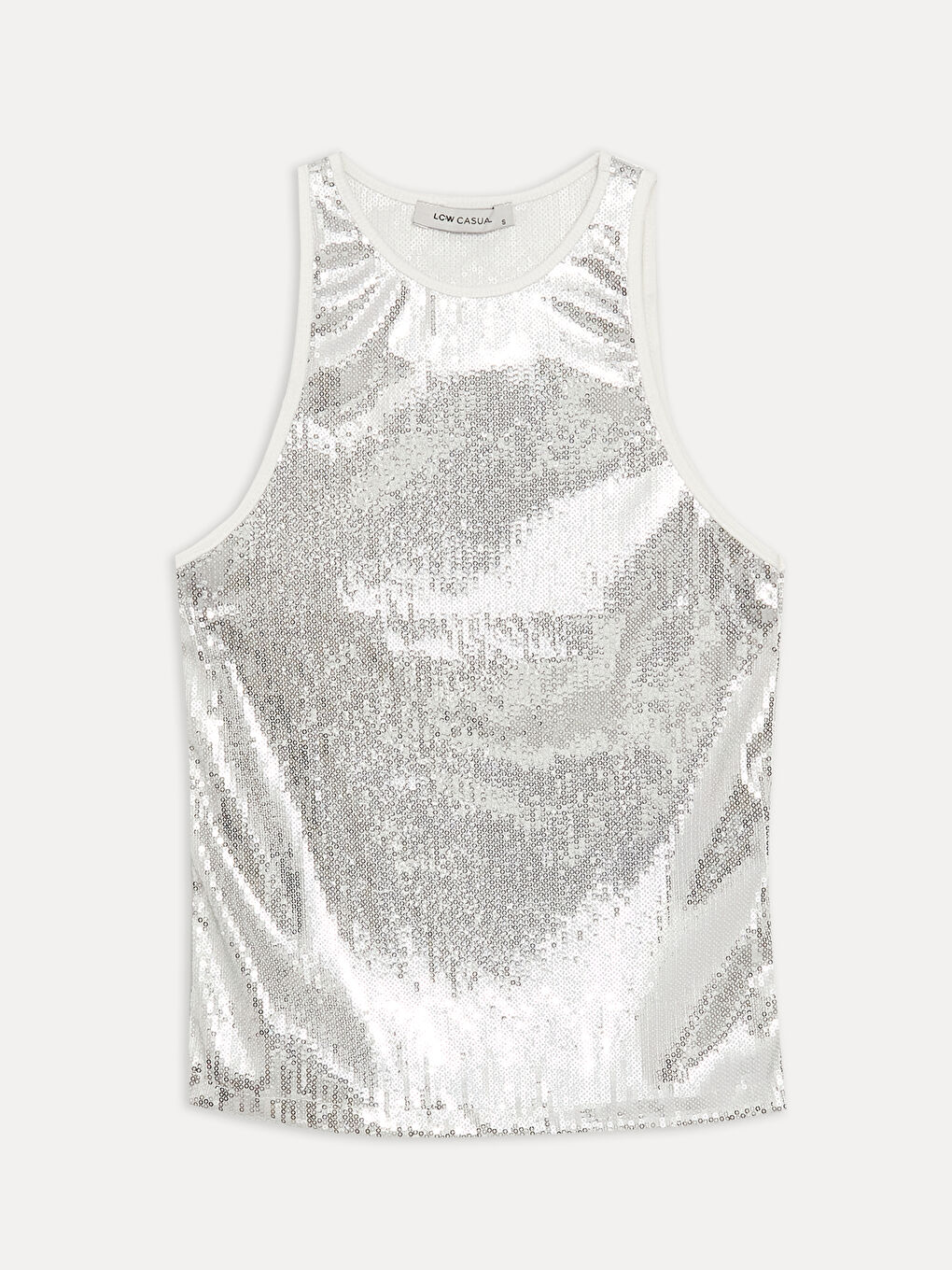 Gri Bisiklet Yaka Baskılı Kadın Atlet-5