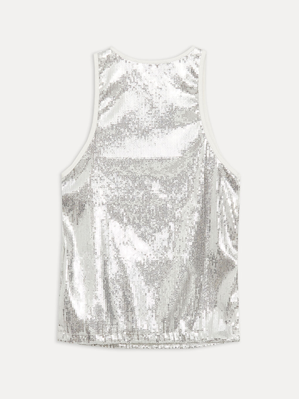 Gri Bisiklet Yaka Baskılı Kadın Atlet-6