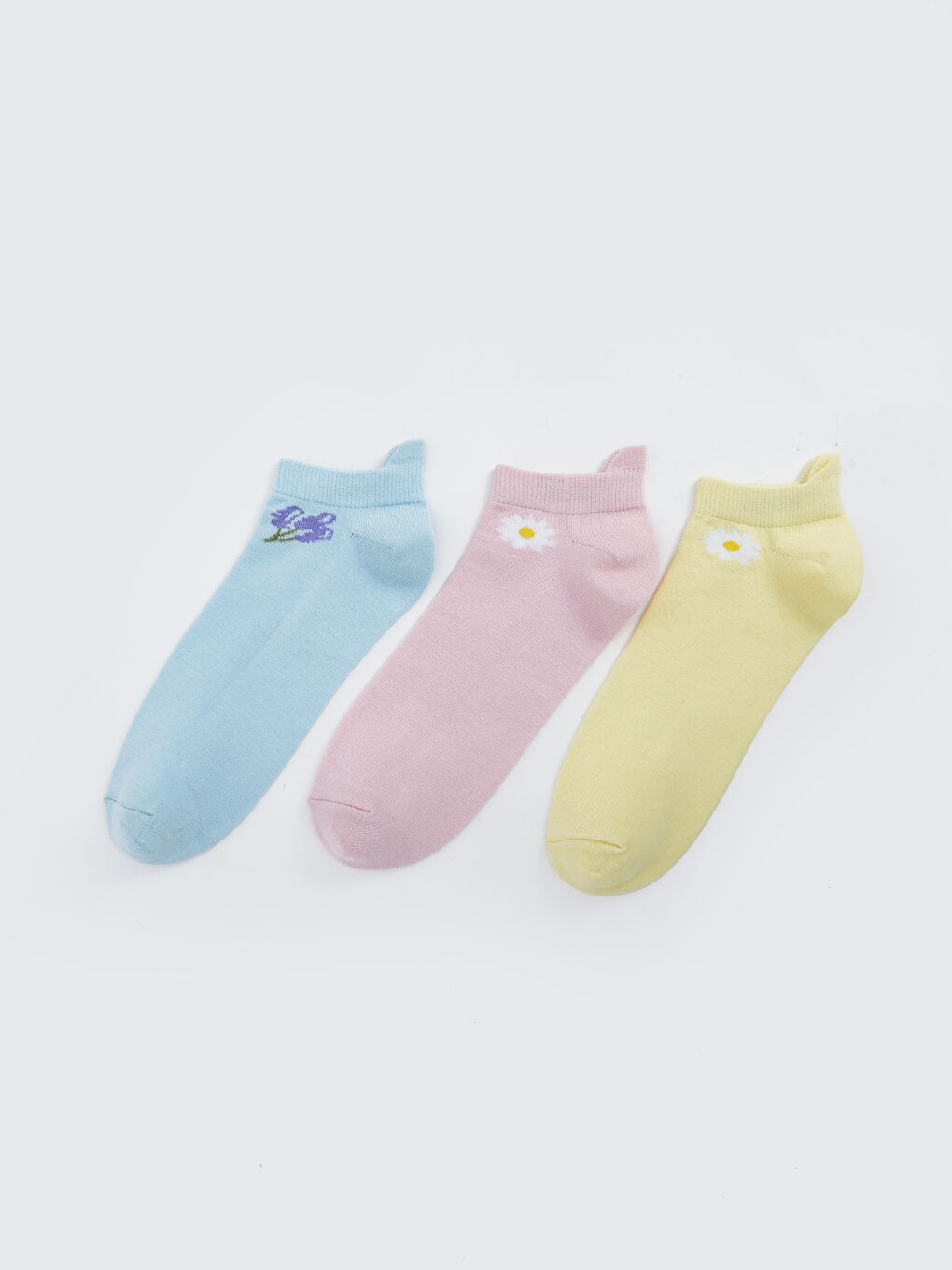 جوارب رياضية منقوشة للسيدات - عبوة من ٣ قطع