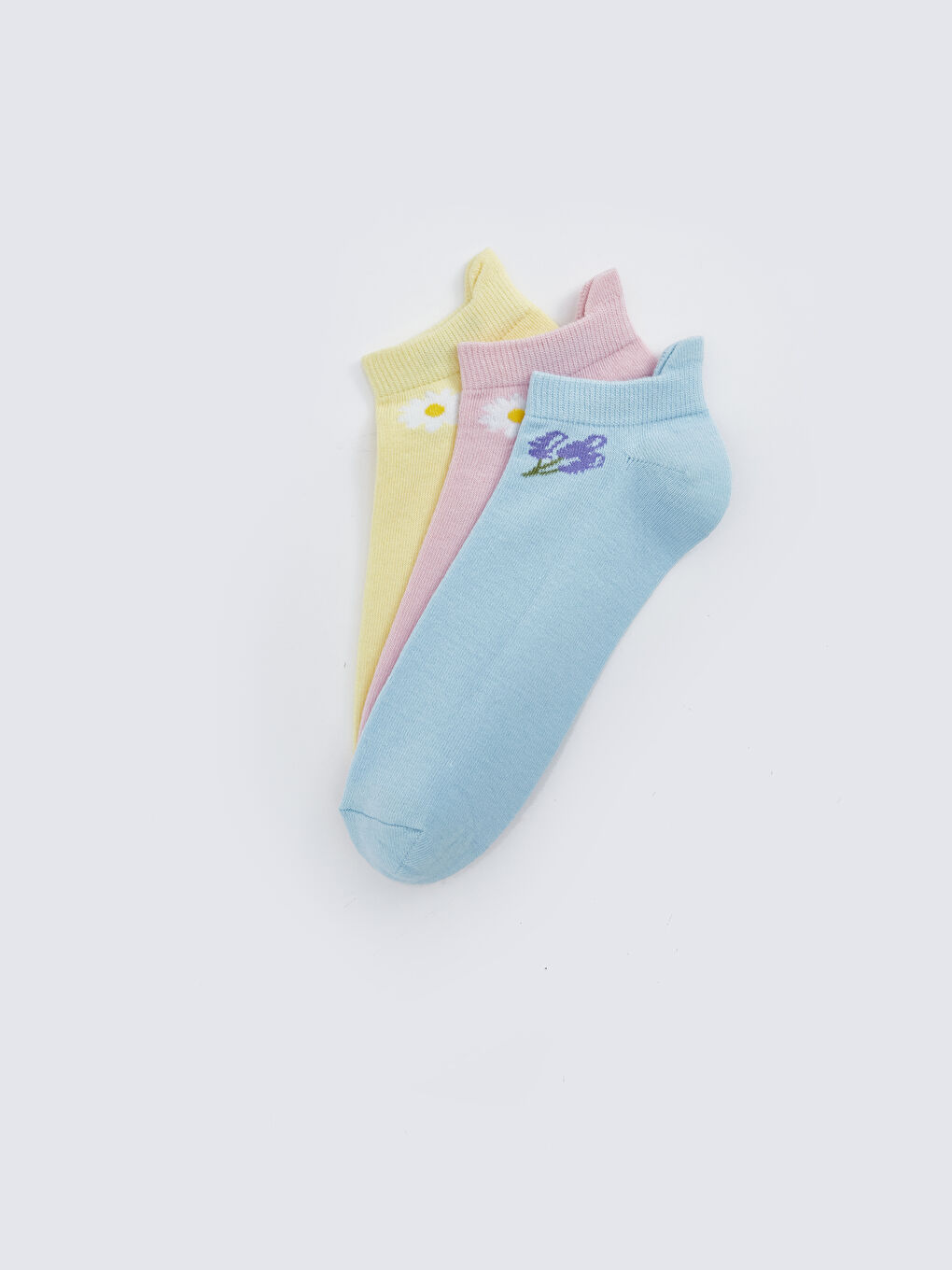 جوارب رياضية منقوشة للسيدات - عبوة من ٣ قطع-1