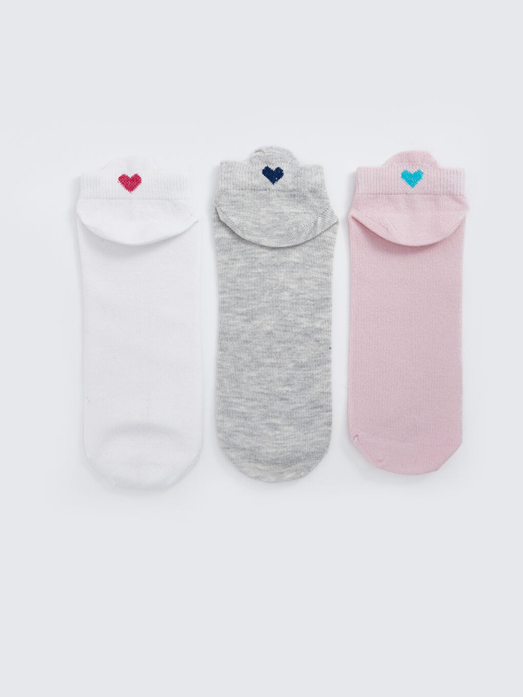 Patterned Women's Trainer Socks 3-pack-1