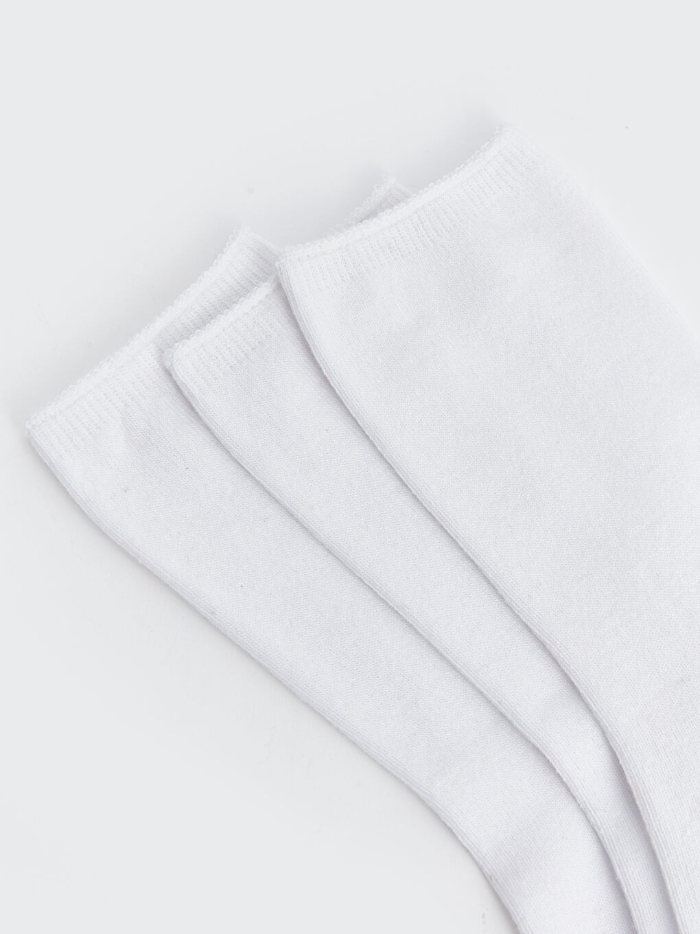 Women's Plain Ankle Socks 3-packs