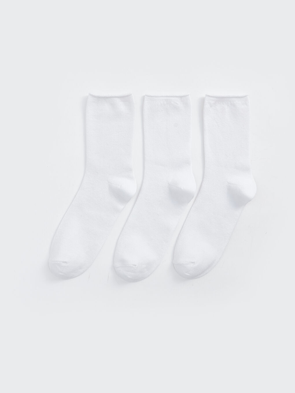 Women's Plain Ankle Socks 3-packs-1