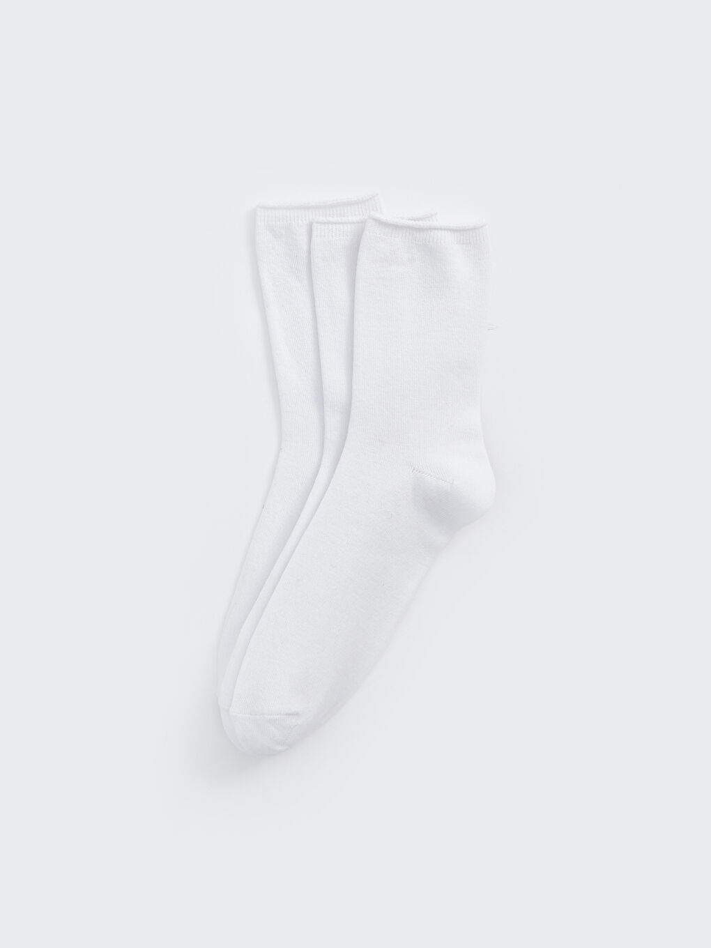 Women's Plain Ankle Socks 3-packs-2