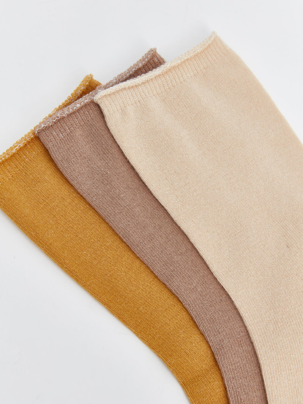 Women's Plain Ankle Socks 3-packs-2