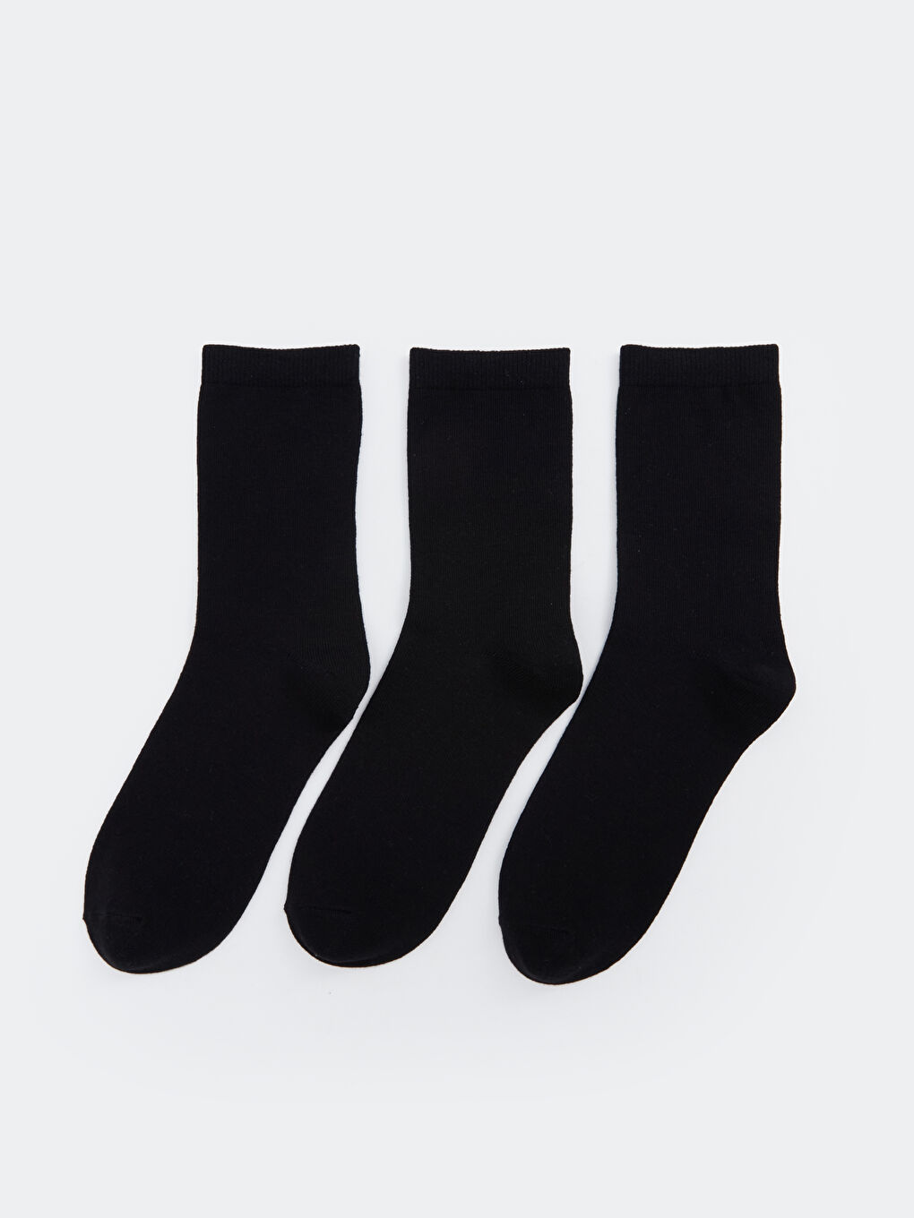 جوارب كاحل سادة للسيدات - ٣ قطع