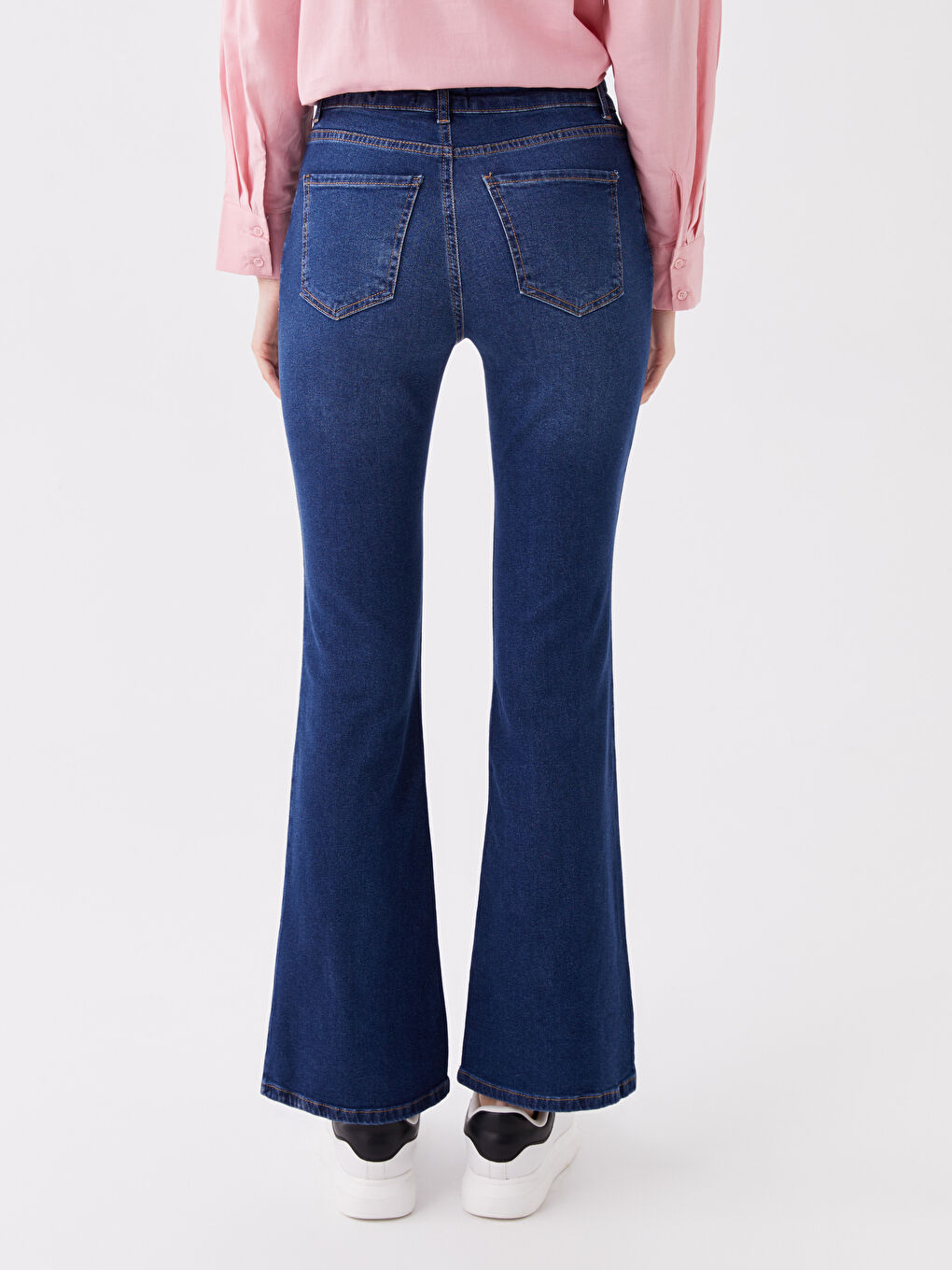 LCW Jeans Koyu Rodeo Mars Flare Kadın Jean Pantolon - 3