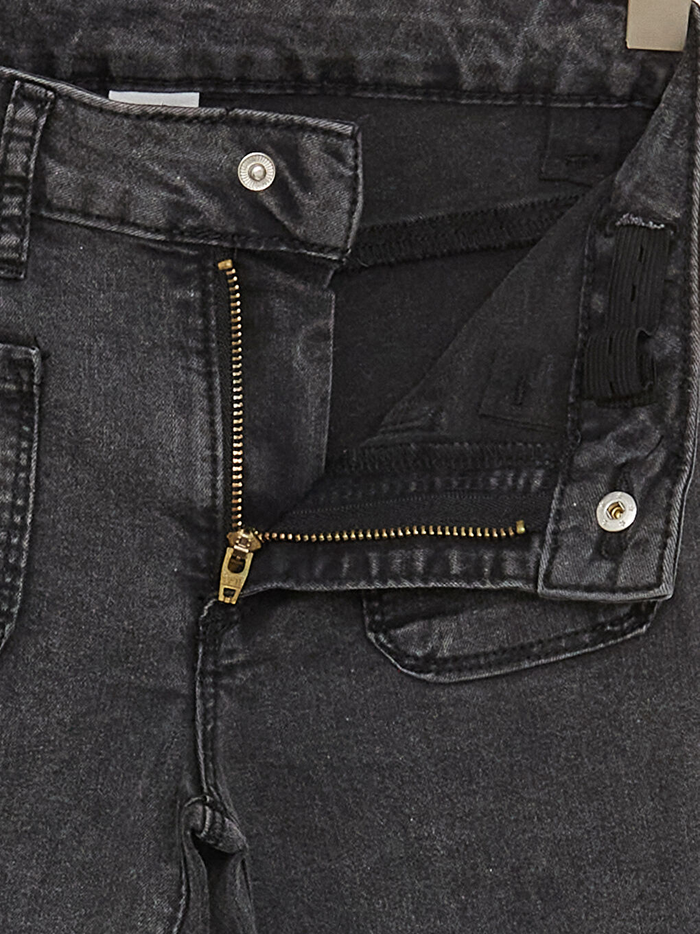 جینزی سادەی فڵێری بۆ کچان-1