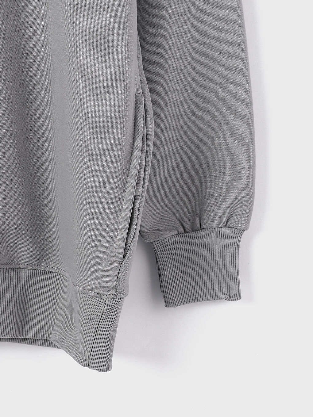 سويت شيرت مطبوع بكم طويل بكابوش للسيدات-3