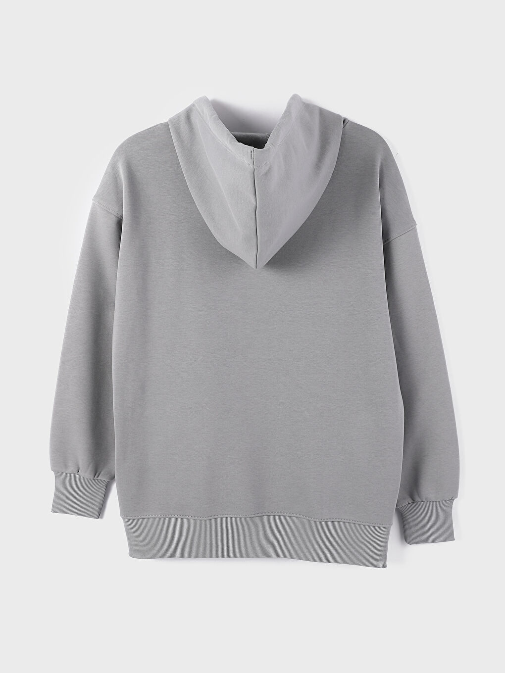 سويت شيرت مطبوع بكم طويل بكابوش للسيدات-1