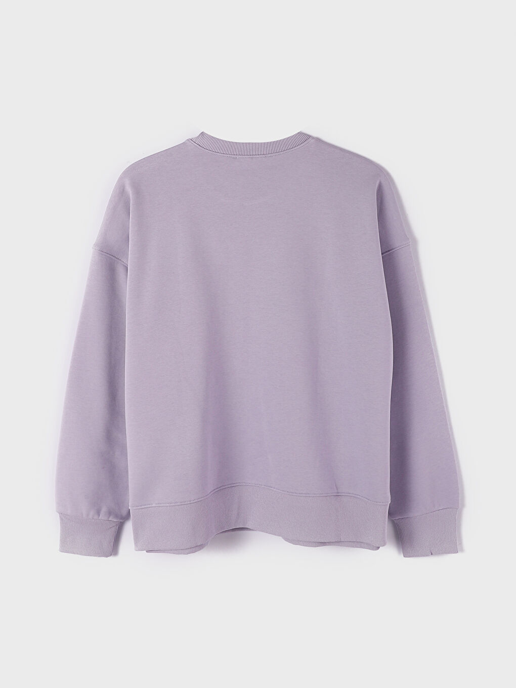 Crew Neck Printed Long Sleeve Oversize Women's Sweatshirt-1