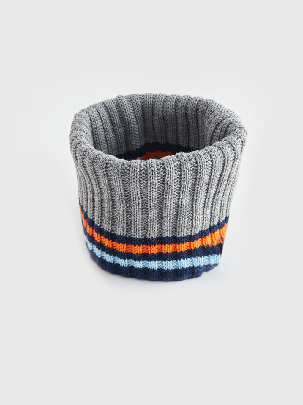 Gri Erkek Çocuk Bere Eldiven ve Boyunluk-2