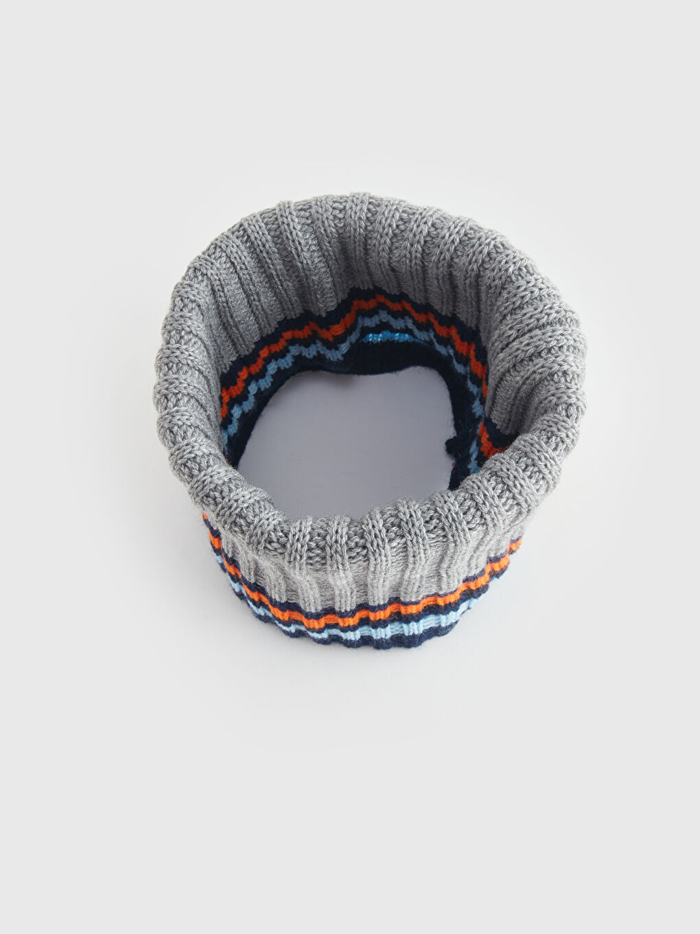 Gri Erkek Çocuk Bere Eldiven ve Boyunluk-3