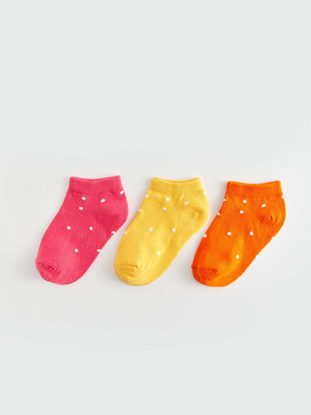Polka Dot Baby Girl Booties Socks 3-Piece