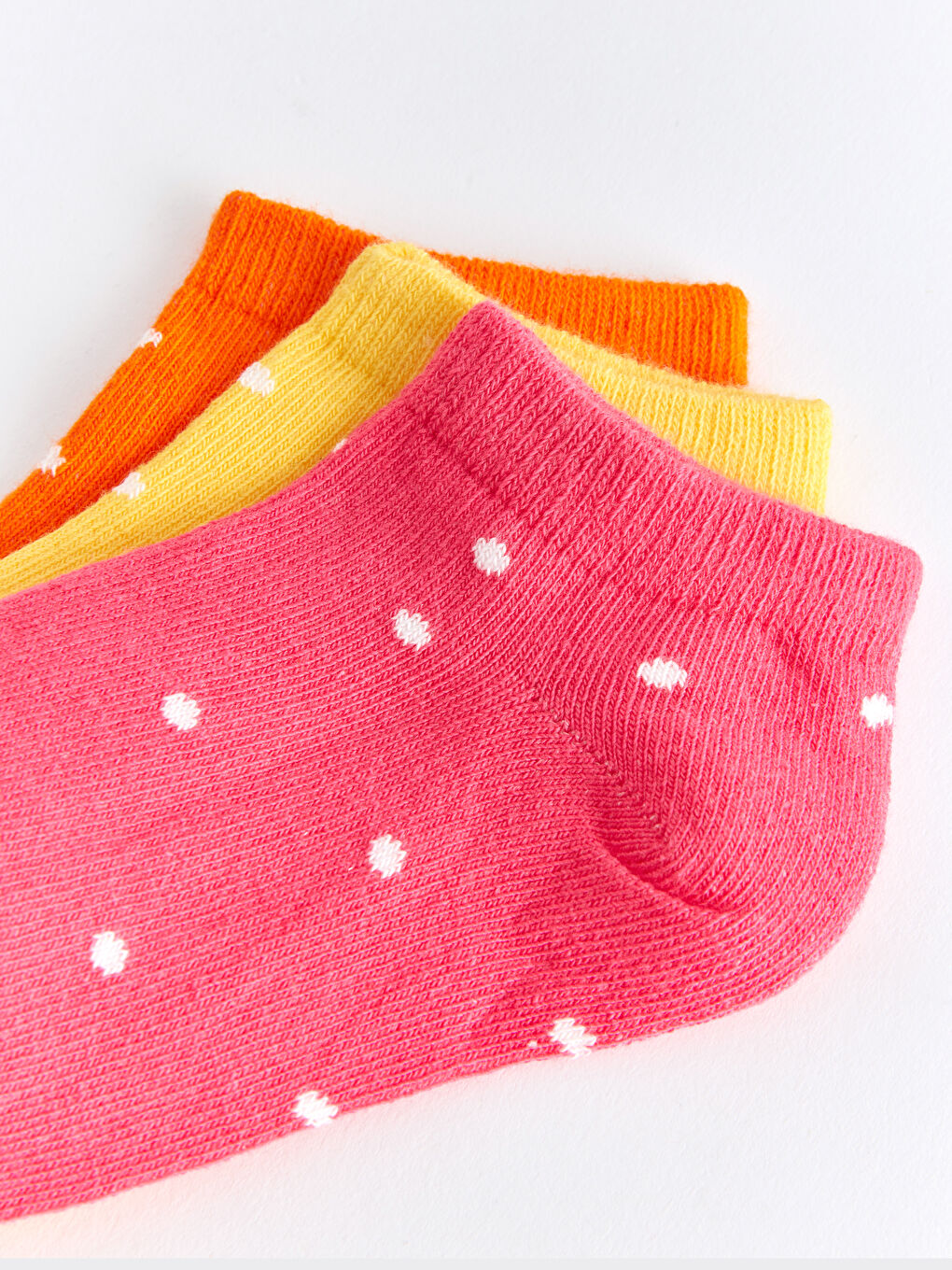 Polka Dot Baby Girl Booties Socks 3-Piece-2