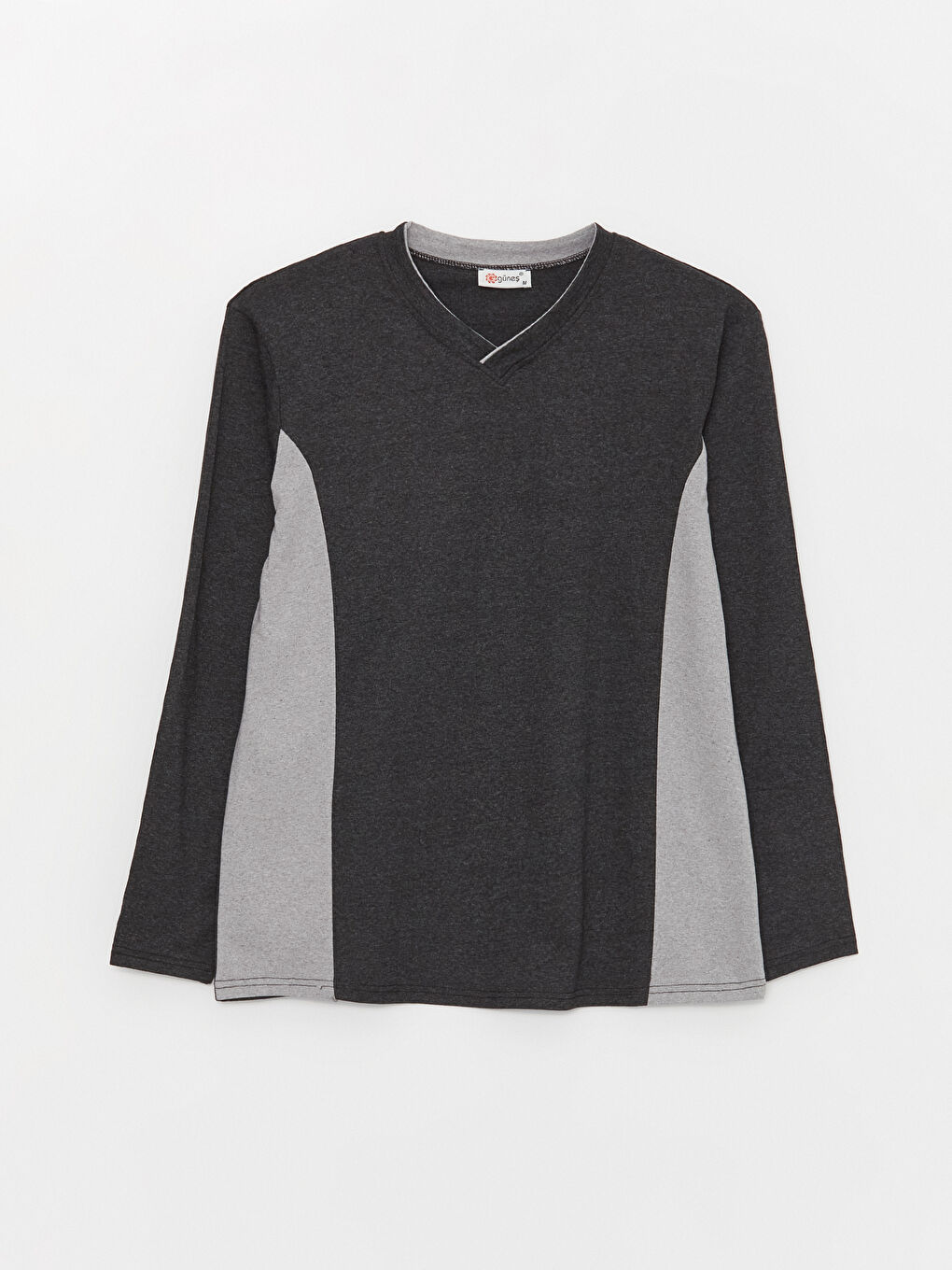 Gri Standart Kalıp Erkek Pijama Takımı-1