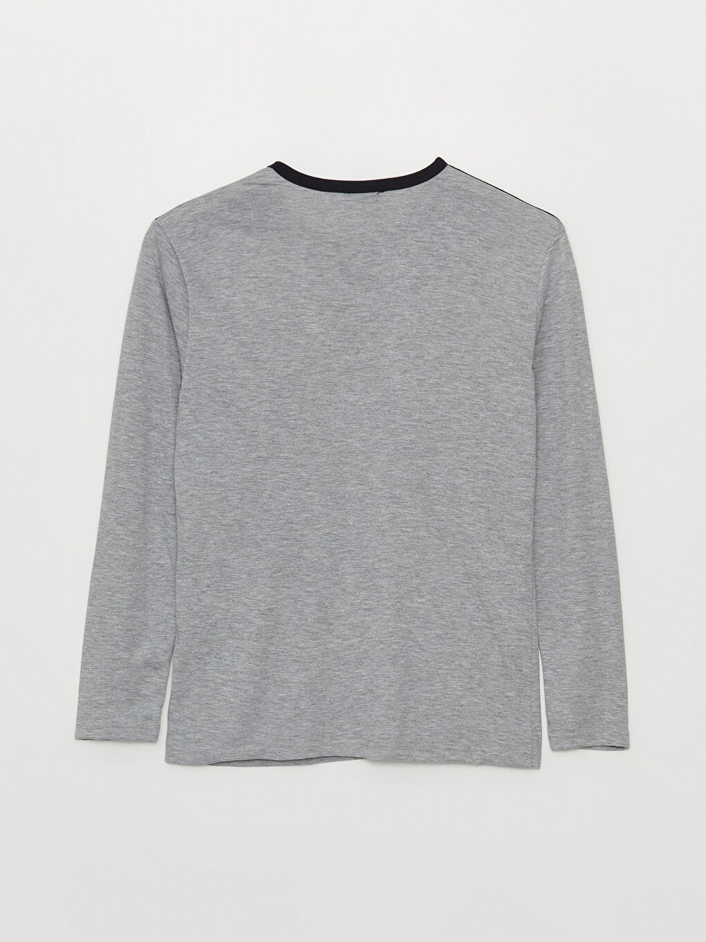 Gri Standart Kalıp Erkek Pijama Takımı-2