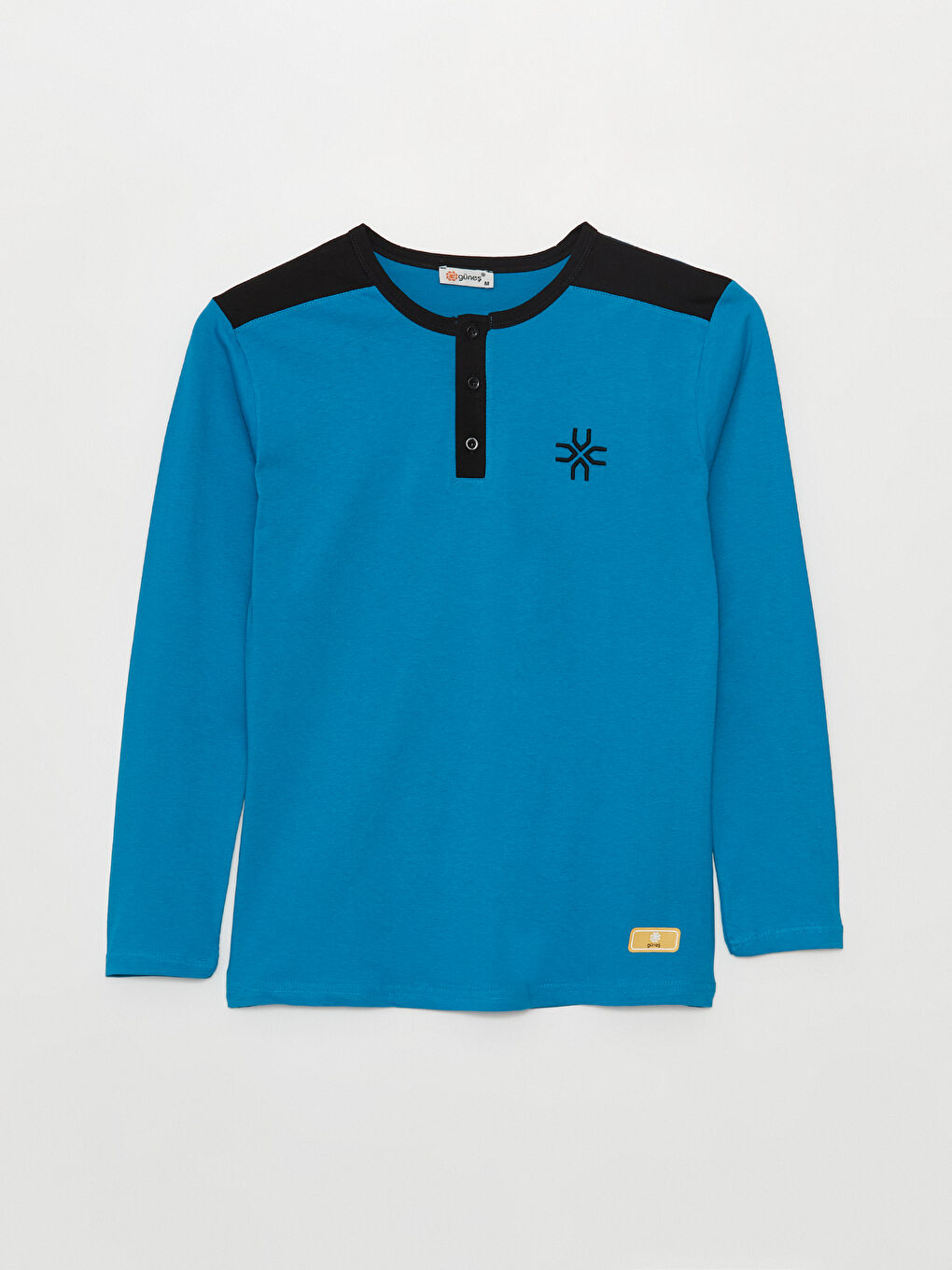 Mavi Standart Kalıp Erkek Pijama Takımı-1