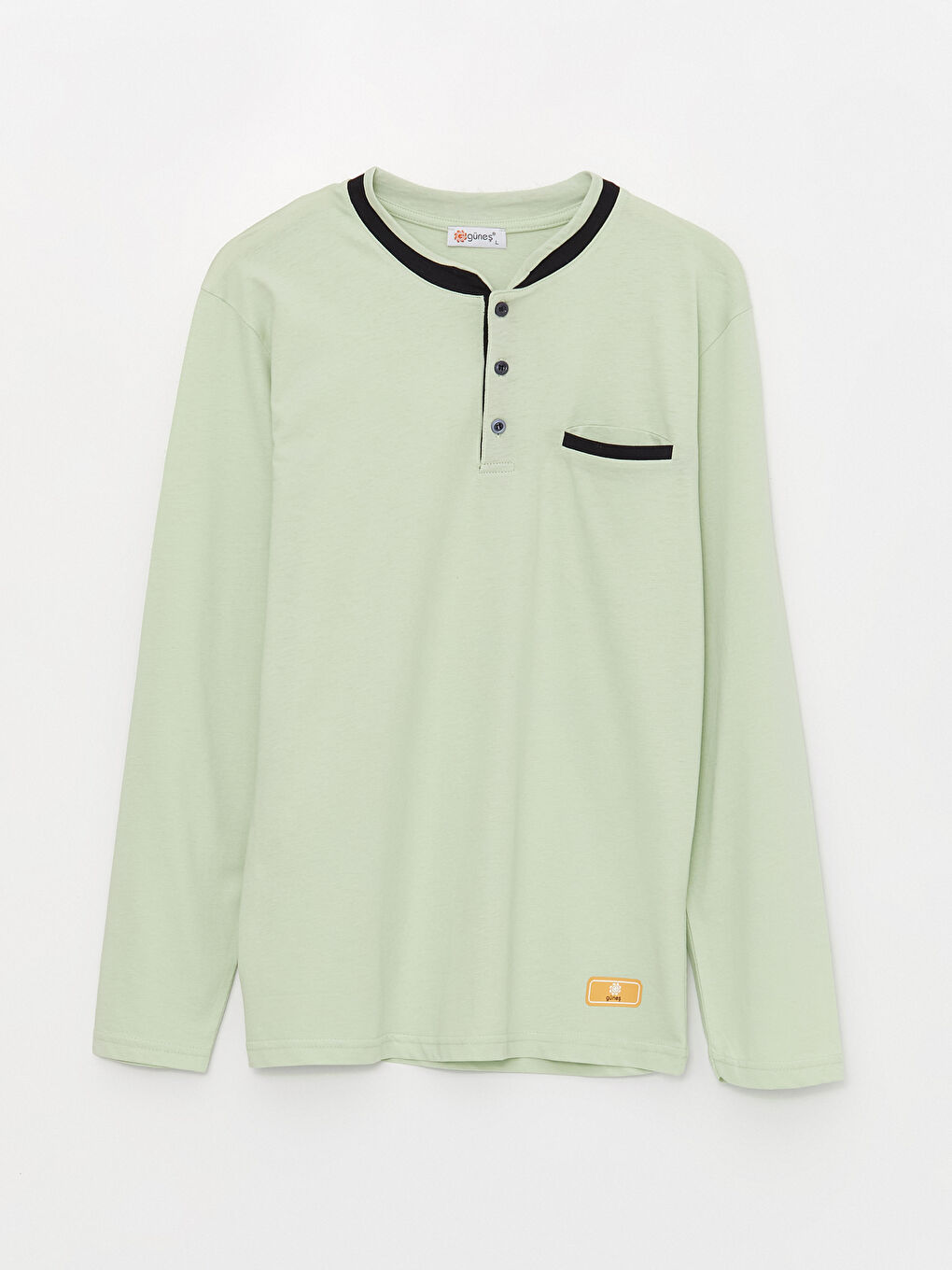 Haki Standart Kalıp Erkek Pijama Takımı-1