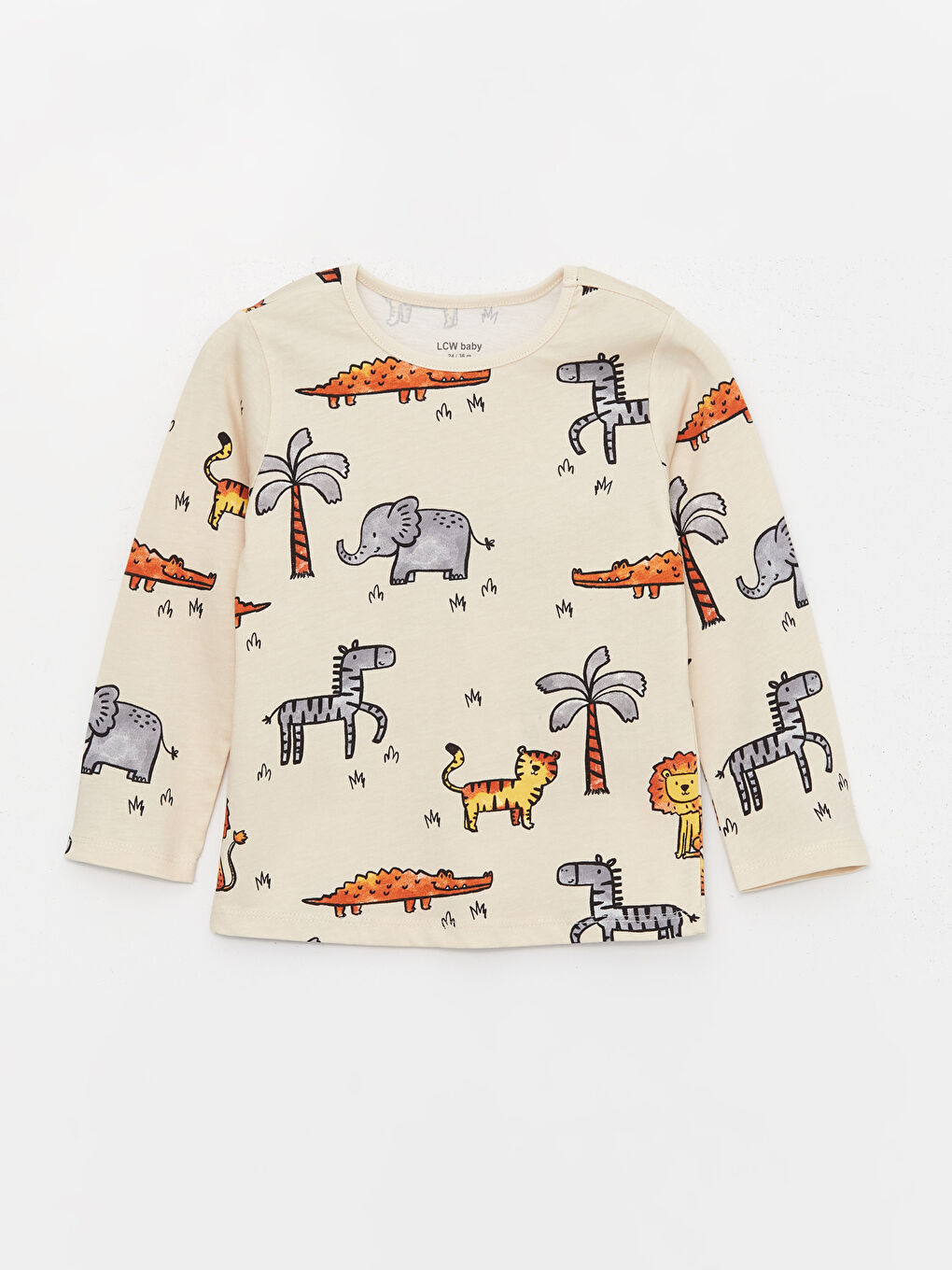 Ensemble de pyjama bébé garçon col rond manches longues lot de 2-1