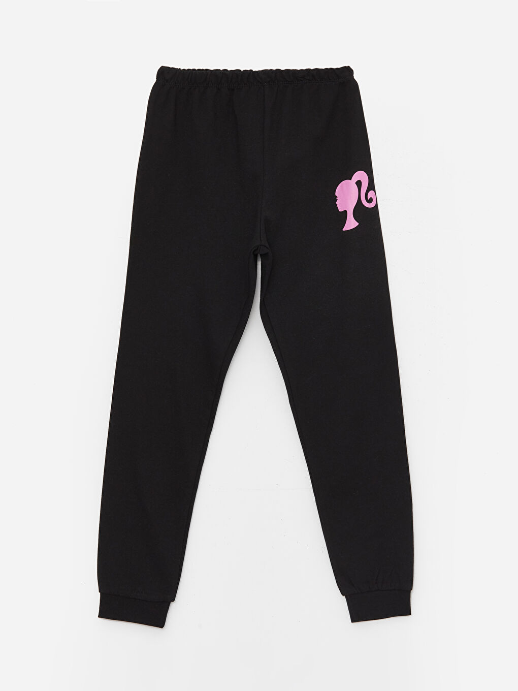 Crew Neck Barbie Printed Long Sleeve Girls' Pyjama Set-2