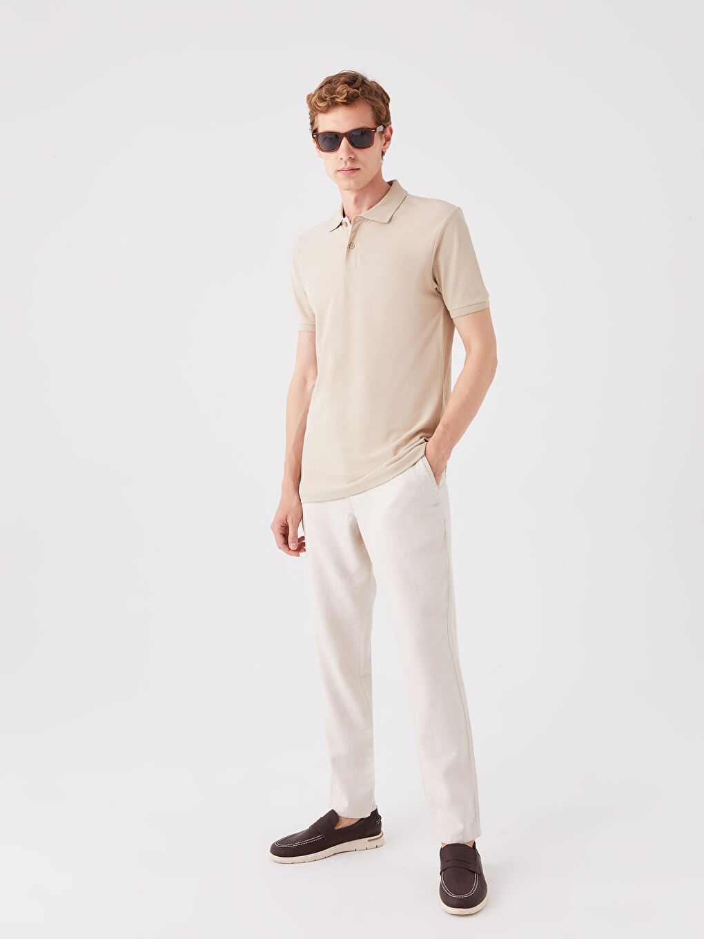 LCWAIKIKI Classic Bej Slim Fit Erkek Chino Pantolon