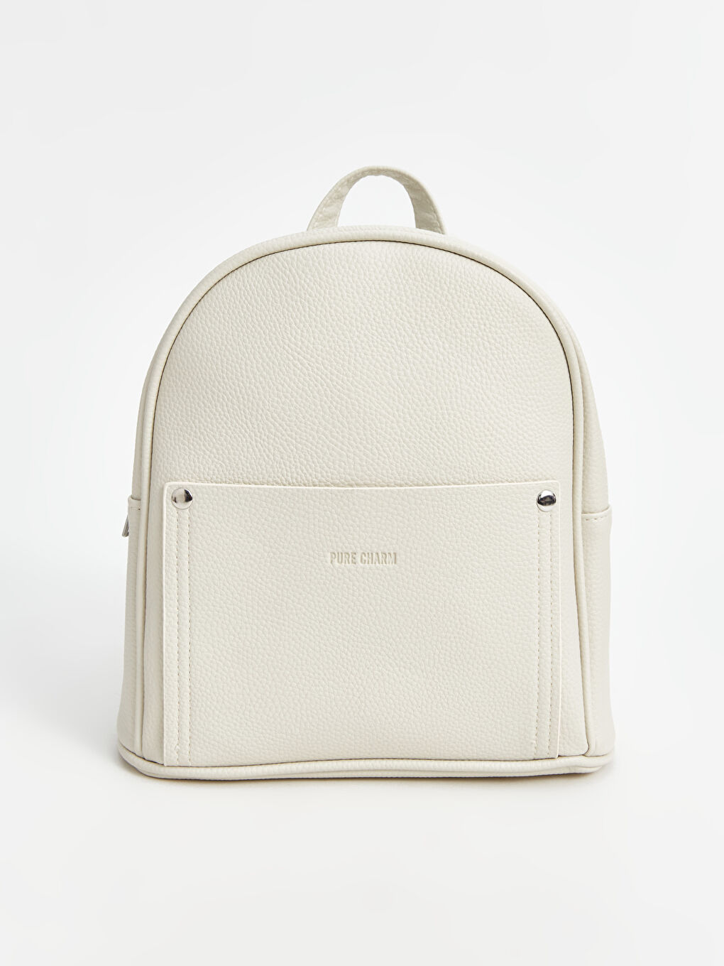 Faux Leather Girls' Backpack