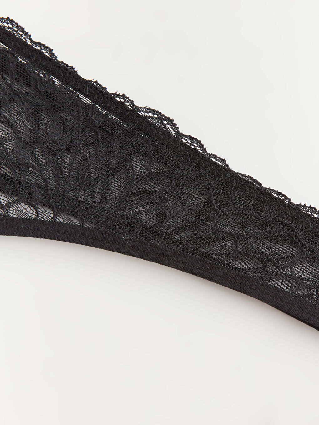 Siyah Dantelli Tanga Külot-2