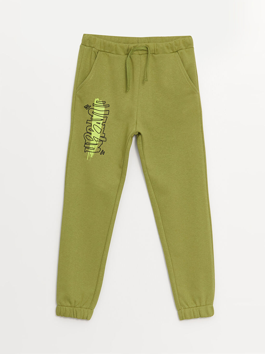 Elastic Waist Printed Boys' Jogger Sweatpants