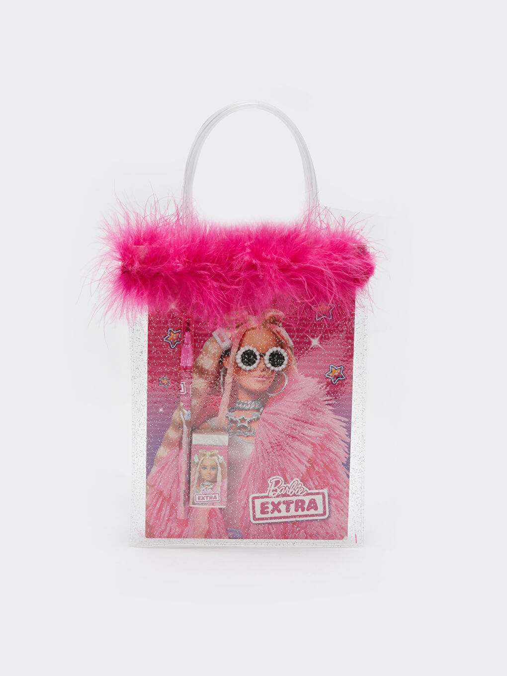 Barbie Baskılı Tüylü Kırtasiye Seti
