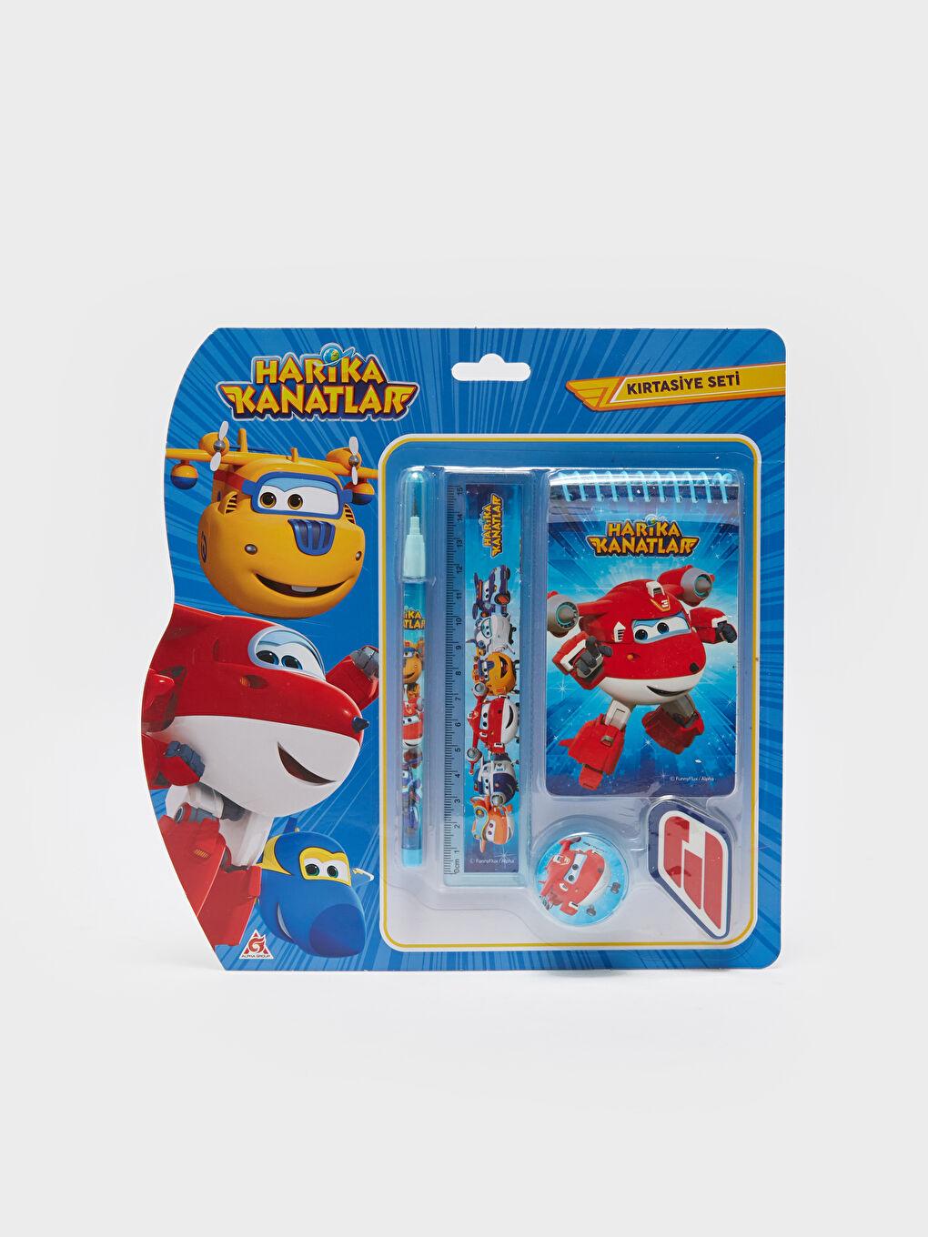 Harika Kanatlar Baskılı Erkek Çocuk Kırtasiye Seti