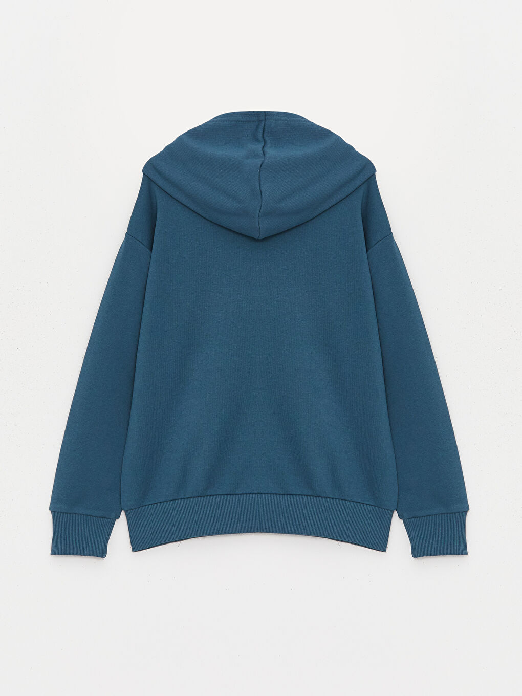 LCW ECO Petrol Baskılı Uzun Kollu Erkek Çocuk Hoodie - 1